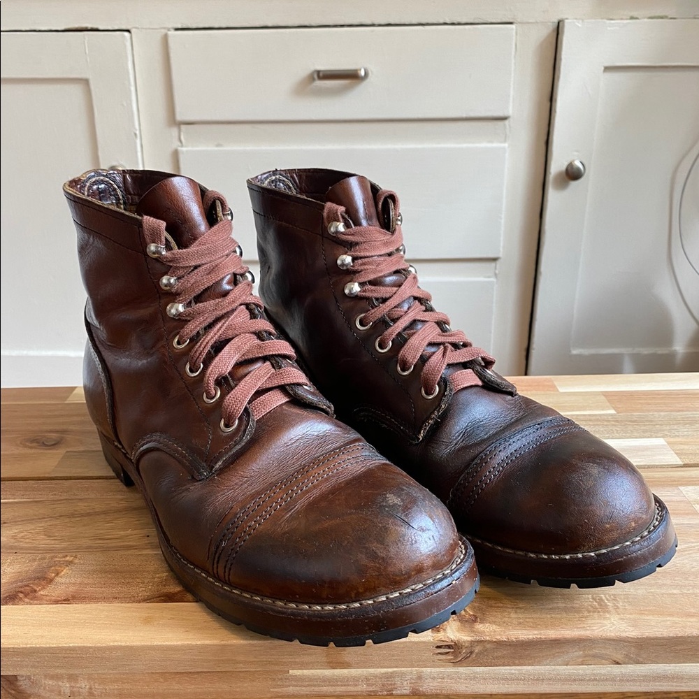 Red Wing Iron Ranger in Copper Leather - Resoled